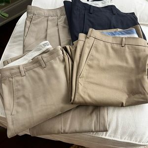 Four pairs of men’s big and tall pants